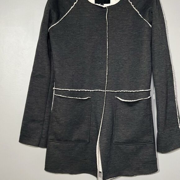 Sanctuary Sherpa Jersey Jacket-Size Extra Small - Picture 4 of 9